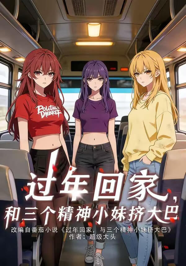 过年回家，和三个精神小妹挤大巴