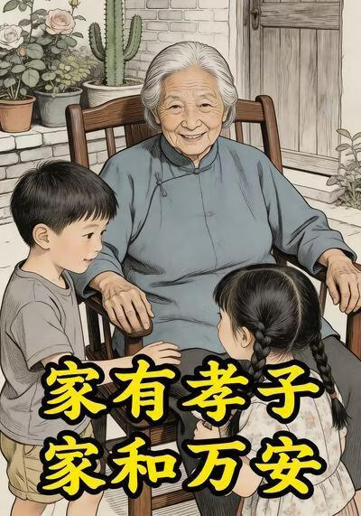 家有孝子,家和万安