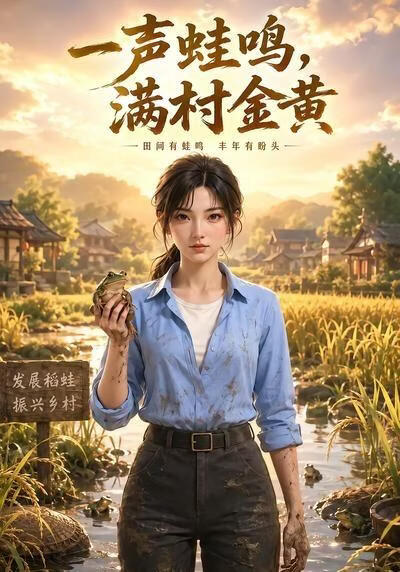 一声蛙鸣，满村金黄