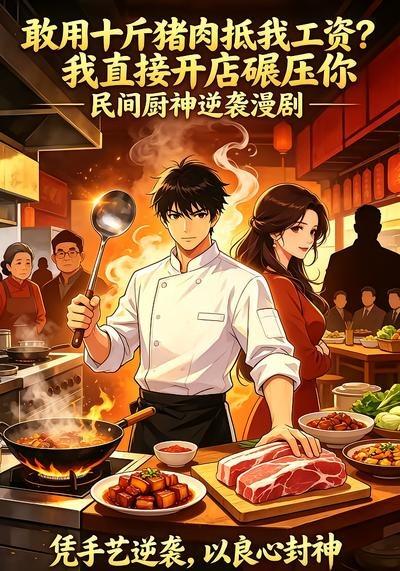 敢用十斤猪肉抵我工资？我直接开店碾压你
