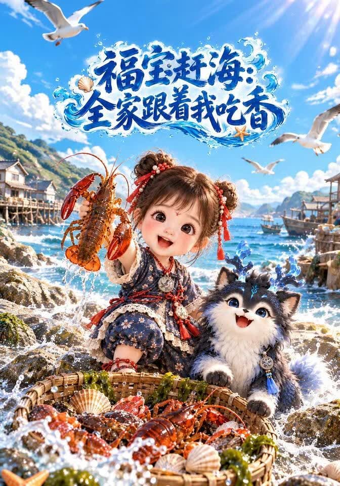 福宝赶海：全家跟着我吃香